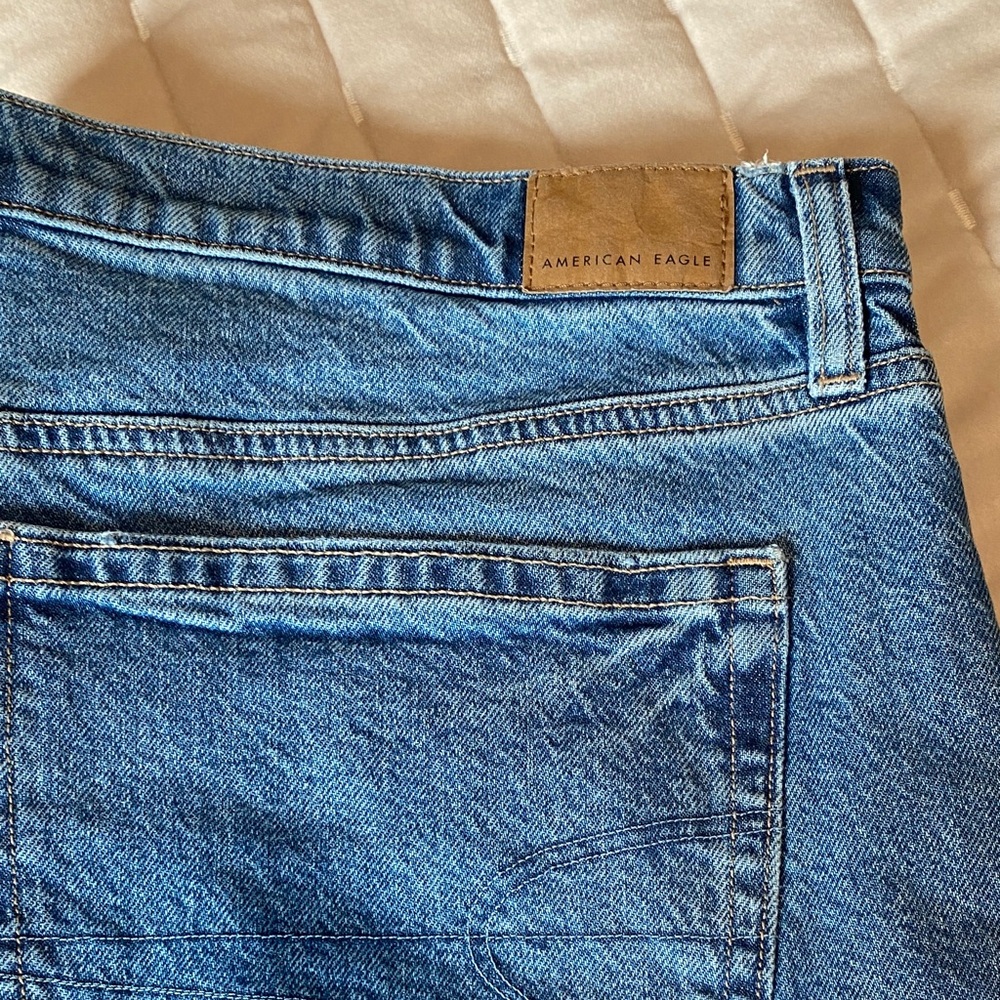 American Eagle Outfitters Blue Flare & Wide Leg Jeans
